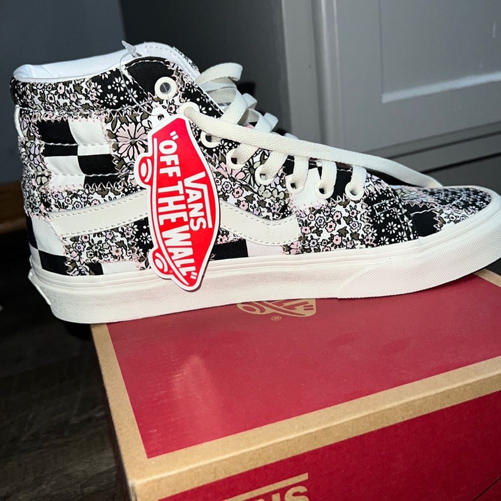 Floral hightop Vans